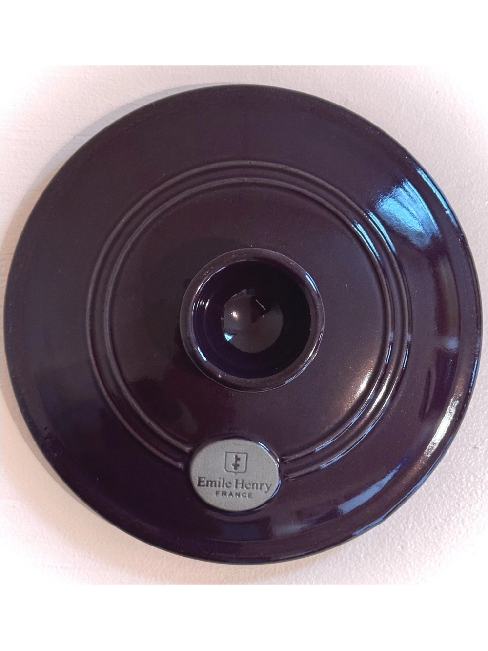 EMILE HENRY “Lid ONLY” Casserole Dutch Oven Fig/Eggplant Purple Color